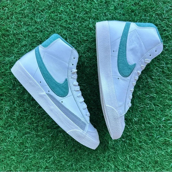 Nike Blazer Mid ‘77 Prm Summit White / Coastal Phantom - Picture 6 of 8